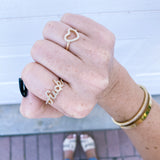 Small Open Heart Ring