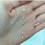 Name Lariat Necklace