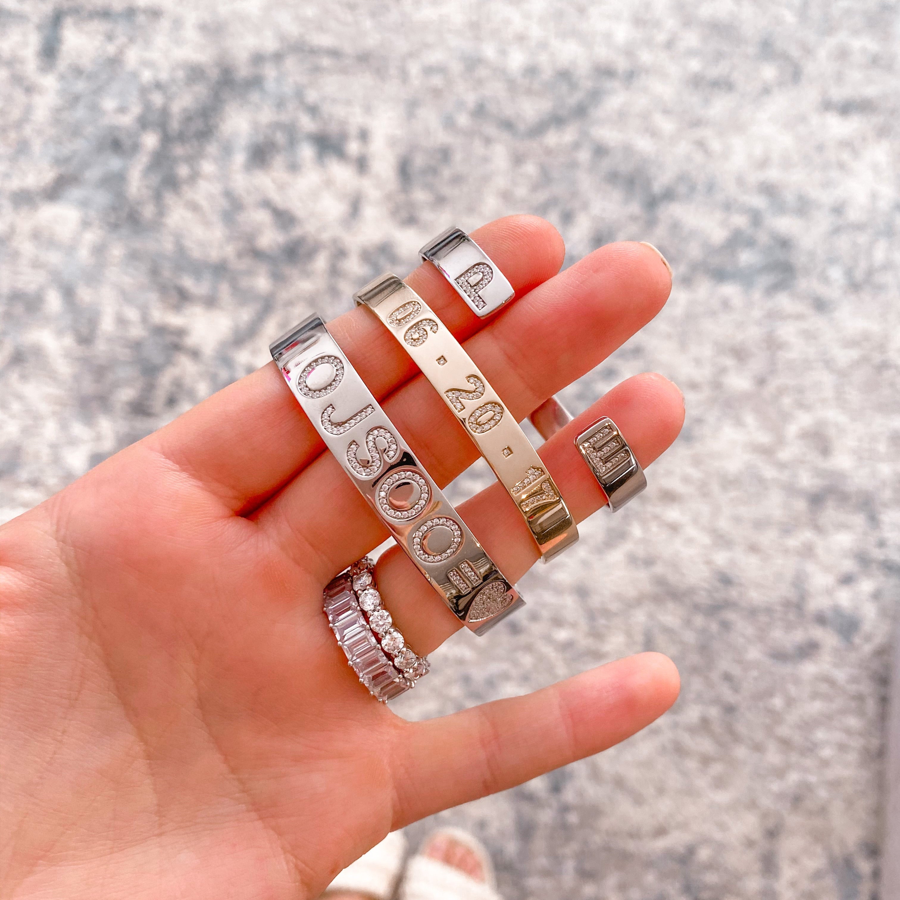 Skinny Personalized Cuff