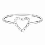 Small Open Heart Ring