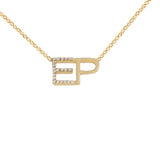 Diamond Accent Initial Necklace